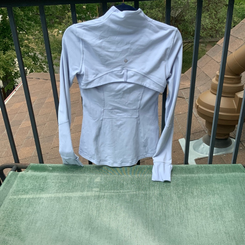 Light Blue Zip-Up Hoodie Jacket - Picture 2 of 3